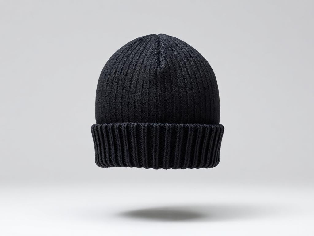 Beanie tejido con etiqueta